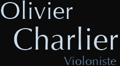 Olivier Charlier - Violoniste